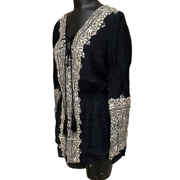 Free People Wildest Moments Black Tunic Size XS cancel - Picture 5 of 8